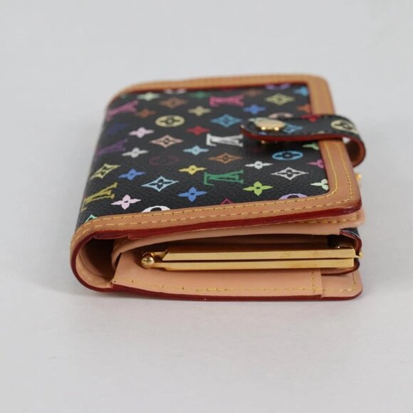 LOUIS VUITTON Multicolor Portefeuille Viennois Wallet Black - Picture 4 of 16